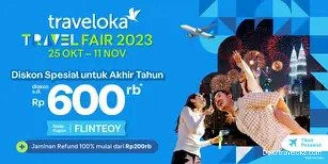 Traveloka Travel Fair 2023, Diskon Tiket Pesawat Internasional hingga Rp 600.000