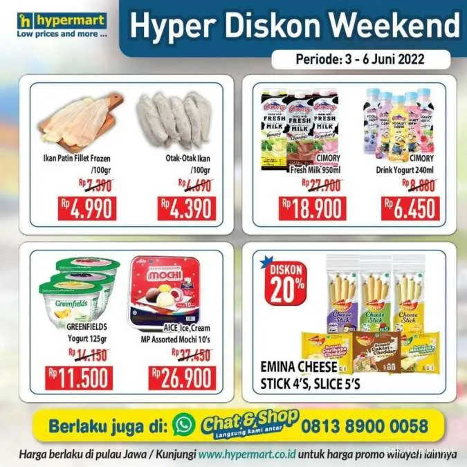 Promo Hypermart Hyper Diskon Weekend Periode 3-6 Juni 2022
