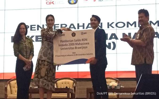 BRIDS &BRI Berikan Edukasi Pasar Modal&Saldo RDN Rp100 Juta ke 2000 Mahasiswa Unibraw