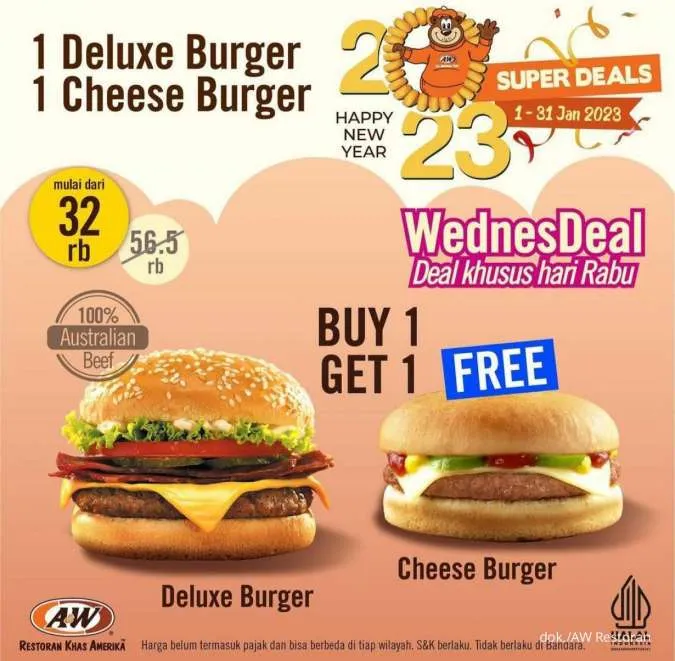 Promo AW Restoran Paket WednesDeal 
