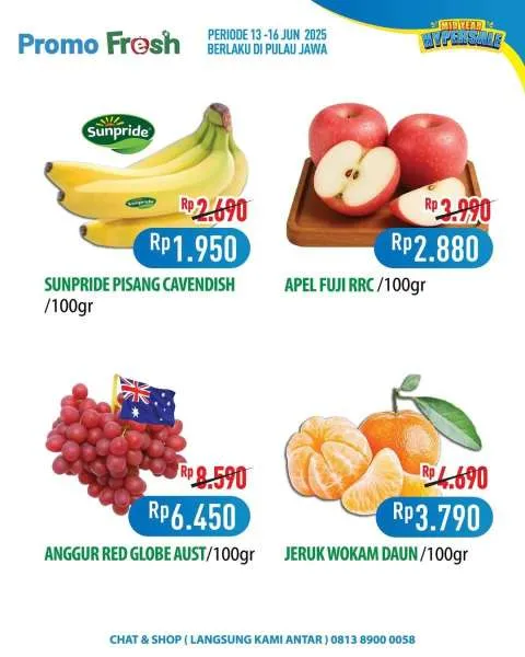 Promo JSM Hypermart Hyper Diskon Weekend Periode 13-16 Juni 2025