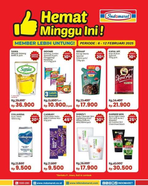 Promo Indomaret 6-12 Februari 2025 Hemat Minggu Ini