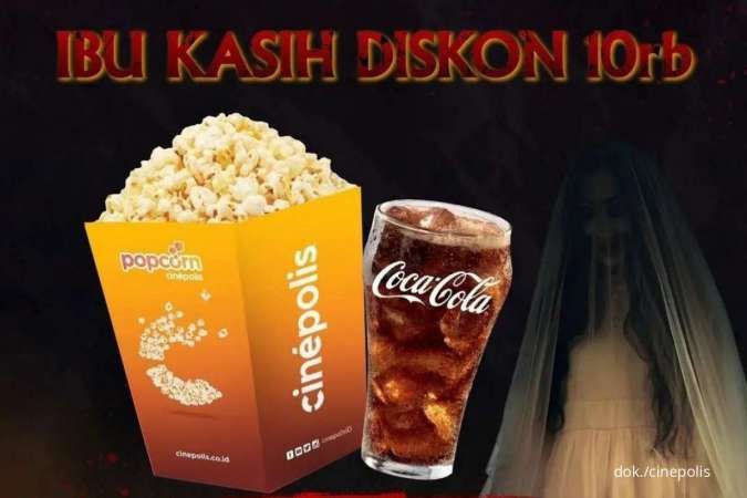 Promo Cinepolis Film Pengabdi Setan 2, Diskon 10K Paket Combo Dapat Bolpen Pocong