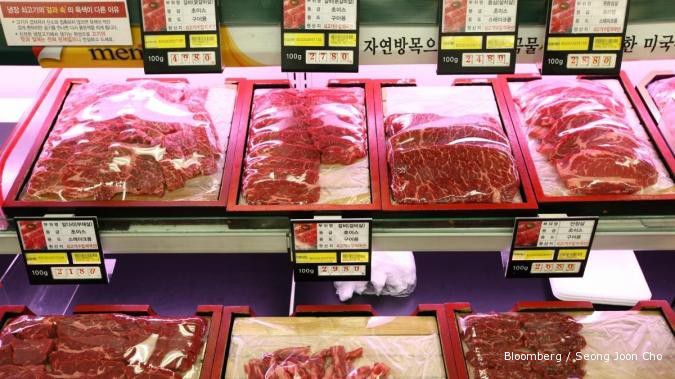 Impor daging dari AS banyak dalam bentuk jeroan