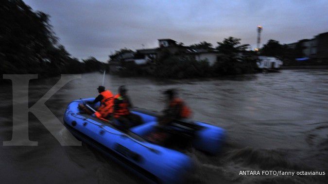 Kampung Melayu rayakan Idul Adha dalam banjir