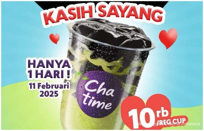Promo Chatime Matcha Crocodile Hanya Rp 10.000, Berlaku Sehari 11 Februari 2025 Saja