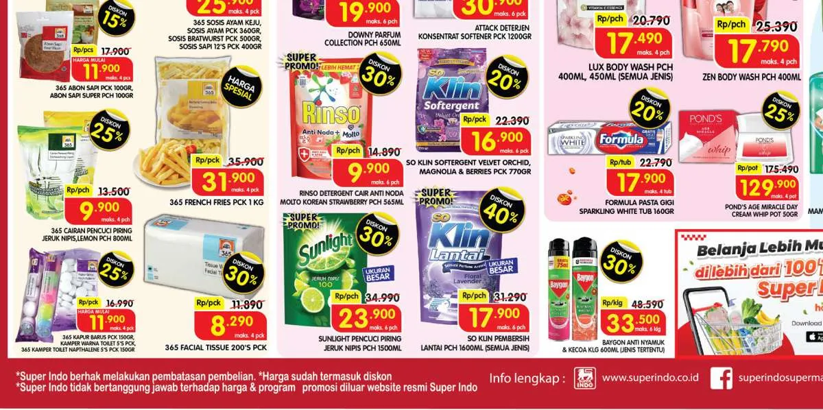 Promo JSM Superindo Minggu 24 September 2023, Diskon Besar yang Berakhir Hari Ini