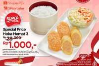 Promo HokBen x ShopeePay Sabtu & Minggu, Hoka Hemat 3 Rp 1.000 Saja