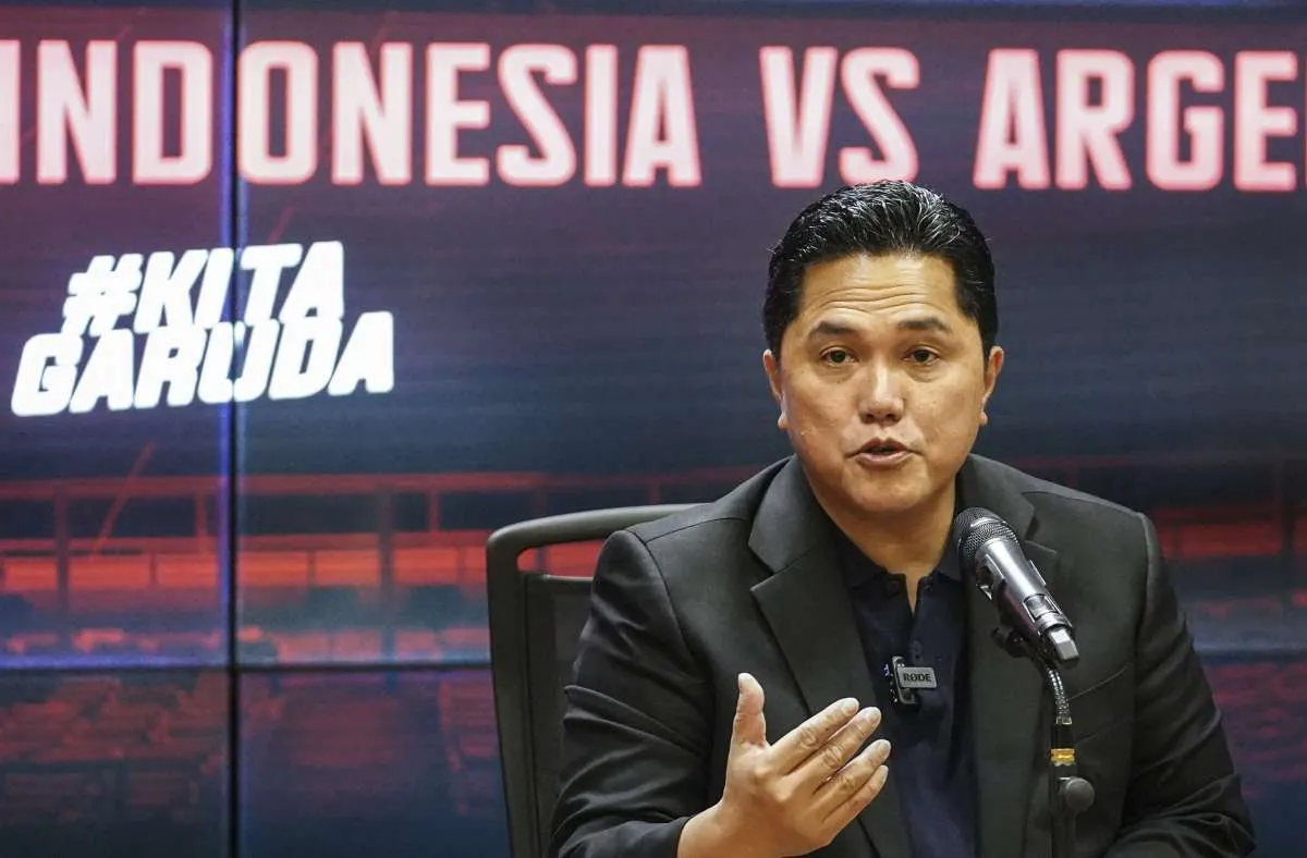 Erick Thohir Janjikan Bonus Besar Bila Berhasil Tahan Imbang Argentina