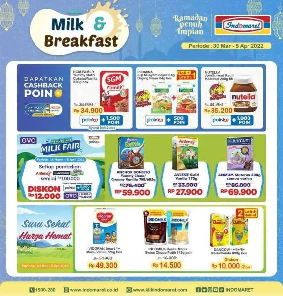 Promo Indomaret Super Hemat Periode 30 Maret-5 April 2022