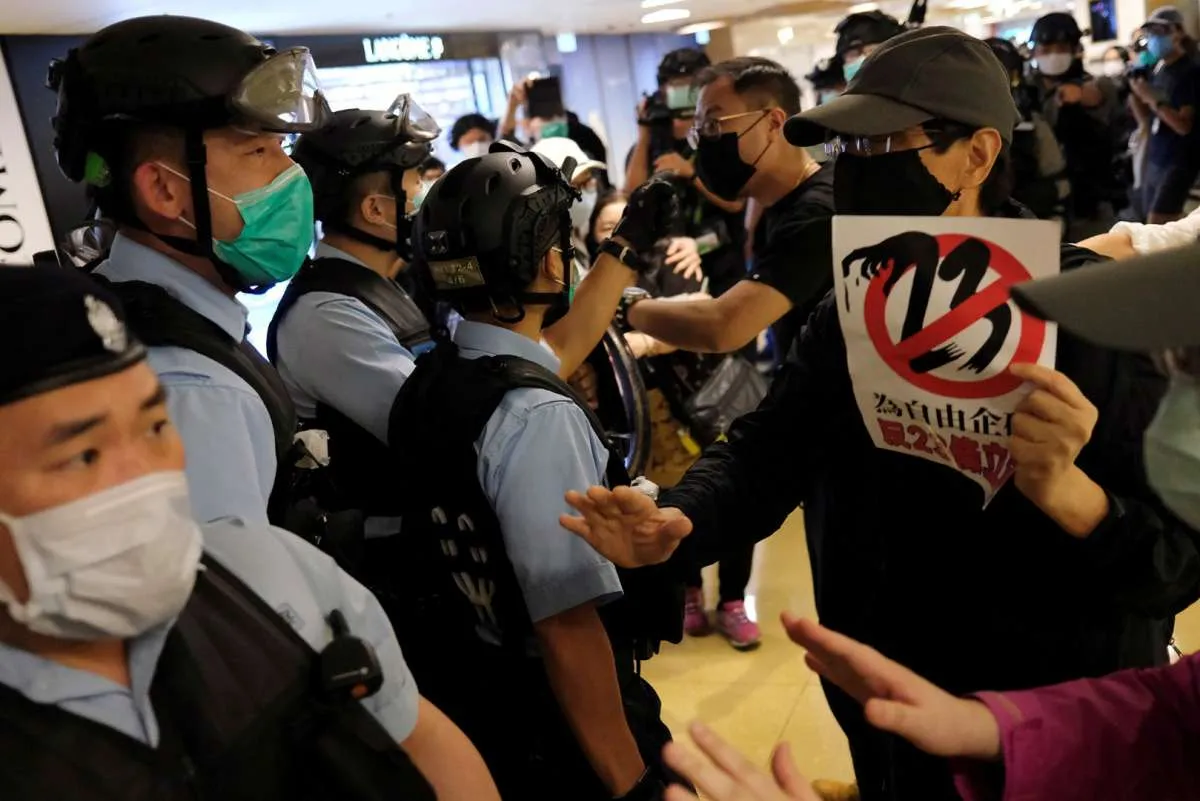Hong Kong kembali diguncang aksi demonstrasi tolak UU keamanan nasional