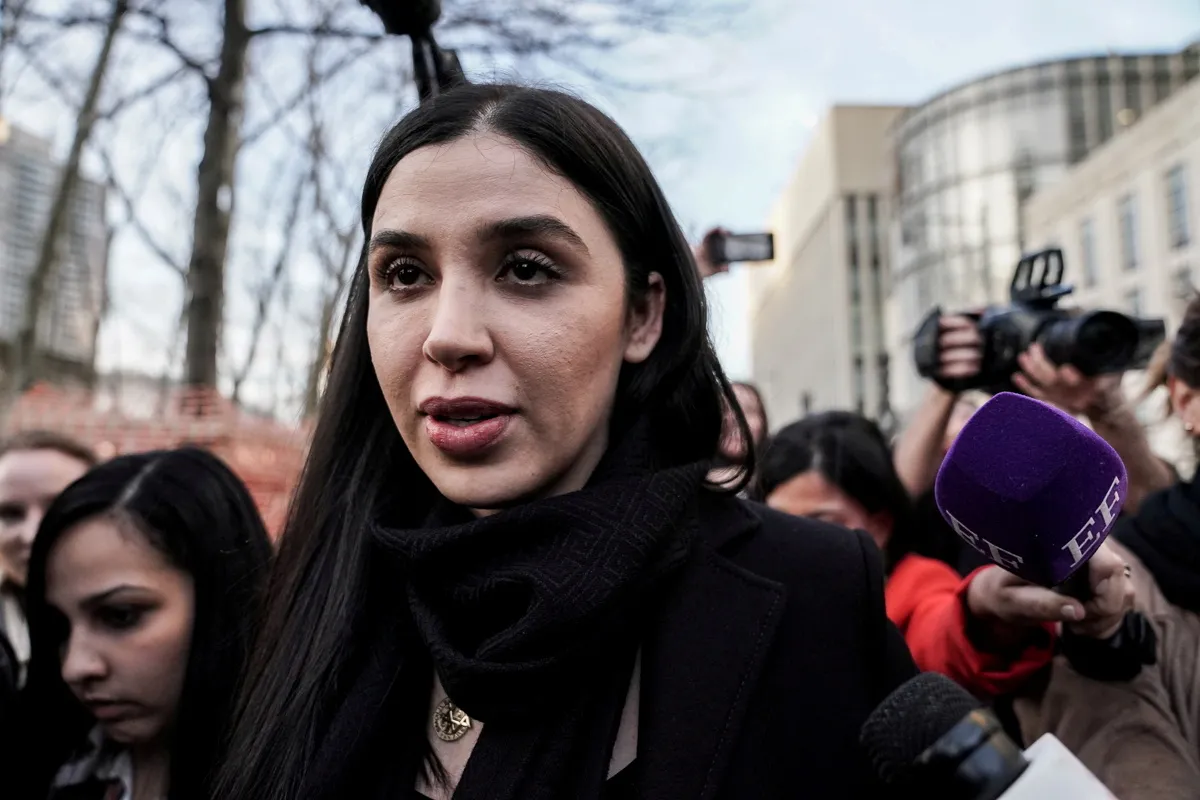 Istri keempat gembong narkoba El Chapo ini divonis hukuman penjara tiga tahun
