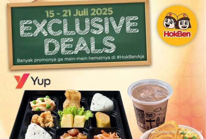 Promo HokBen x Yup 15-21 Juli, Beli Irodori Bento + Kidzu Bento Diskon Rp 20.000