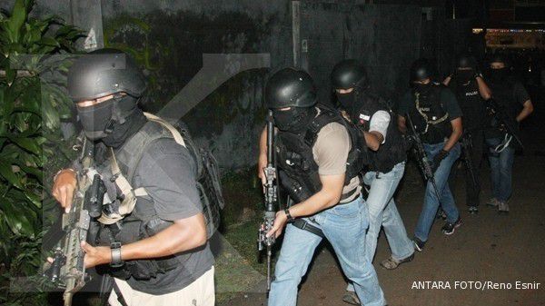 Densus 88 tangkap kaki tangan Santoso di Palu