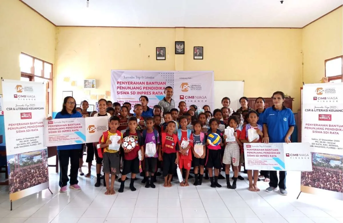 LPS dan CIMB Niaga Finance Dorong Literasi Keuangan, Sentuh Sekolah Pelosok NTT