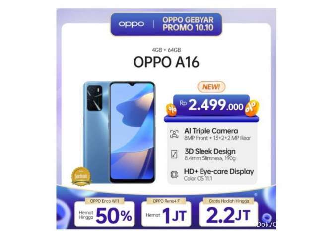 7 Rekomendasi HP OPPO harga 2 jutaan terbaik: OPPO A16, OPPO A15s, OPPO A92