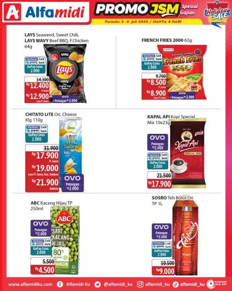 Promo JSM Alfamidi Hanya 4 Hari Periode 3-6 Juli 2025