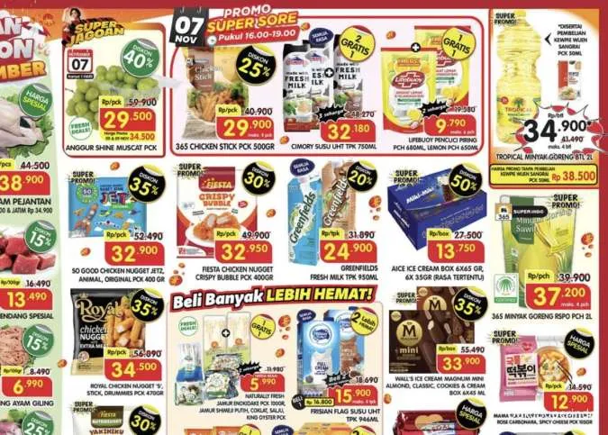 Promo Superindo Hari Ini 7-9 November 2025, Beli 1 Gratis 1 Jamur Salju-Bumbu Kari