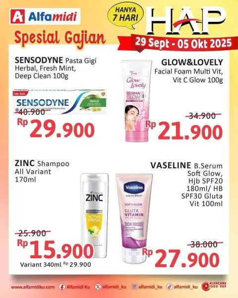 Promo Alfamidi Hemat Satu Pekan Periode 29 September-5 Oktober 2025