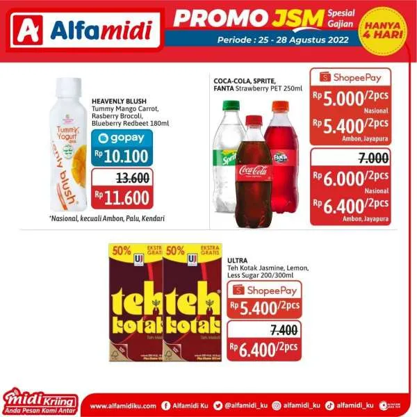 Promo JSM Alfamidi Spesial Gajian Periode 25-28 Agustus 2022