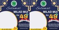 Kumpulan Twibbon Milad MUI ke 49 Tahun dengan Desain Menarik dan Terbaru 