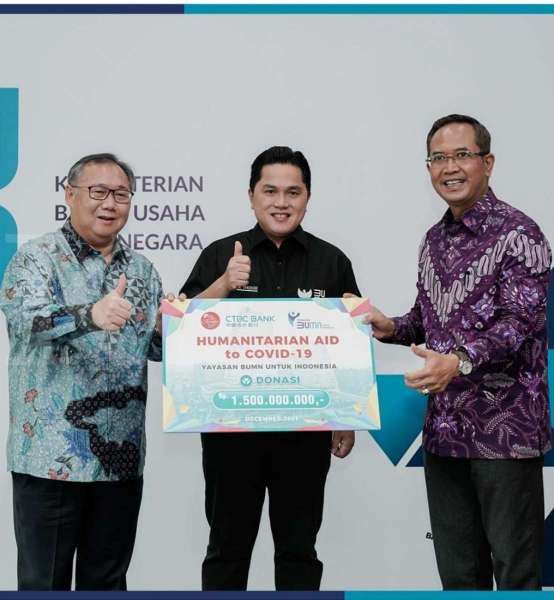 Bank Ctbc Indonesia Salurkan Donasi Untuk Penanganan Covid 19 Dan