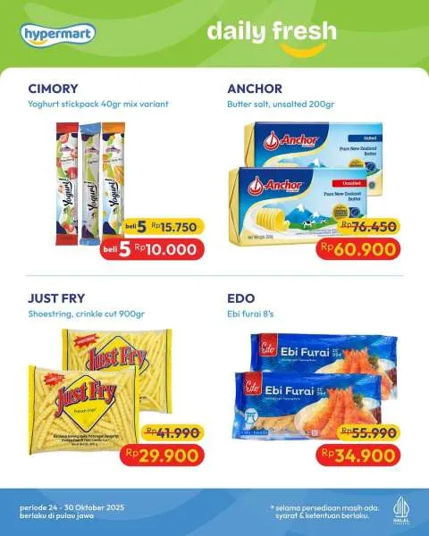 Promo JSM Hypermart Weekend Periode 24-27 Oktober 2025