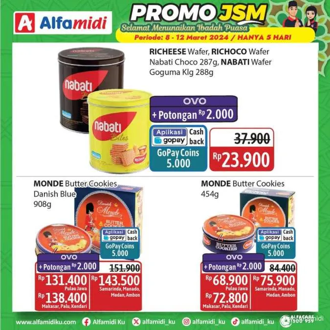 Promo JSM Alfamidi Hanya 5 Hari Periode 8-12 Maret 2024