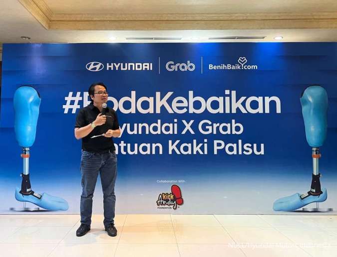 Mensos Dampingi Hyundai&Grab Salurkan Alat Bantu Gerak&Kursi Roda kepada Disabilitas