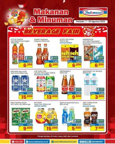 Promo Indomaret Super Hemat Periode 7-20 Agustus 2025