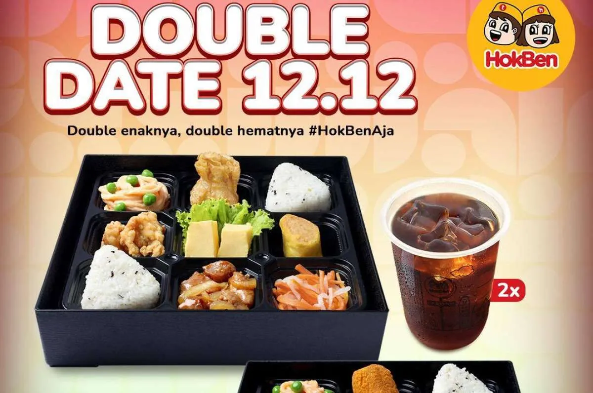 Hemat Berdua! Promo HokBen Double Date 12.12 Cuma Rp 54.000-an/Orang, 3 Hari Saja 