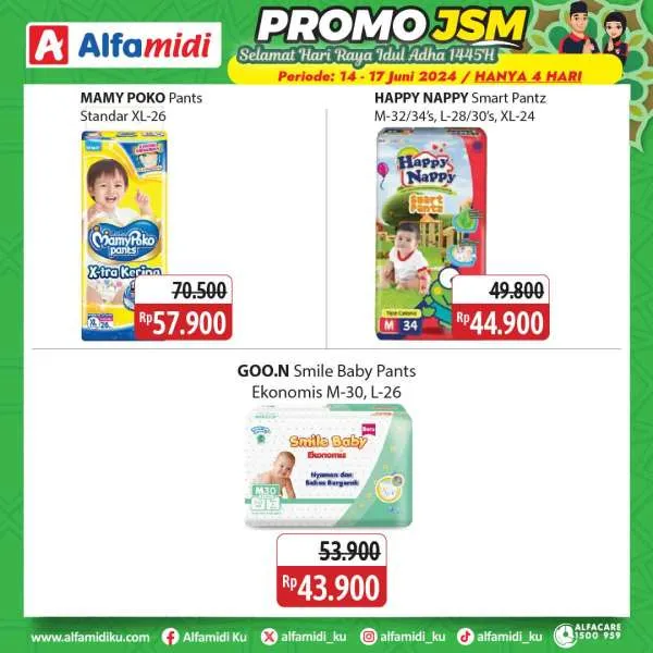 Promo JSM Alfamidi Hanya 4 Hari Spesial Idul Adha Periode 14-17 Juni 2024