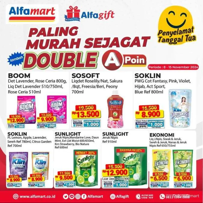 Promo Alfamart Paling Murah Sejagat Periode 8-15 November 2024