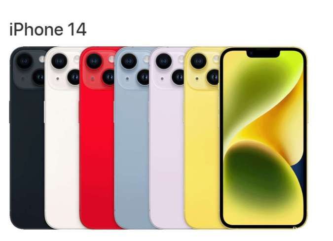 Daftar Harga iPhone 14, 14 Plus, 14 Pro, dan 14 Pro Max Periode Mei 2023