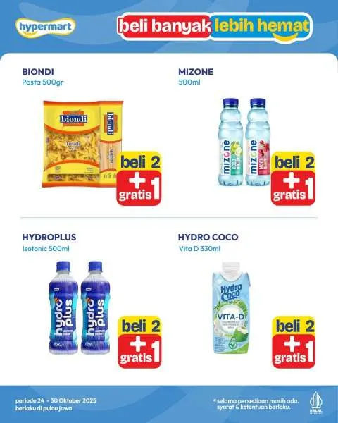Promo Hypermart Beli Banyak Lebih Hemat Periode 24-30 Oktober 2025