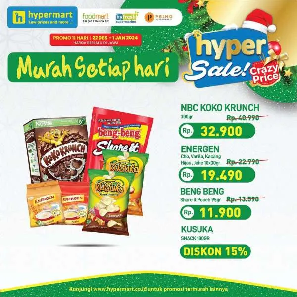 Promo JSM Hypermart Hyper Diskon Weekend Periode 22-25 Desember 2023