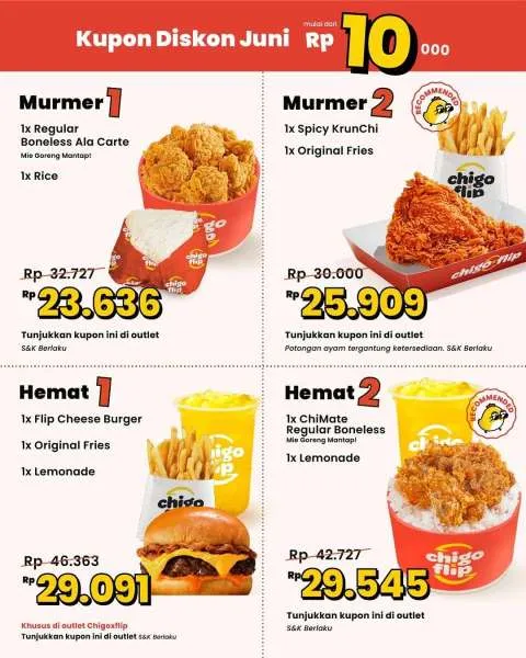 Promo Chigo Kupon Diskon Murmer