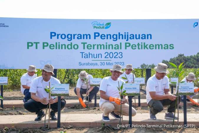 Pelindo Petikemas Hijaukan Area Pelabuhan 