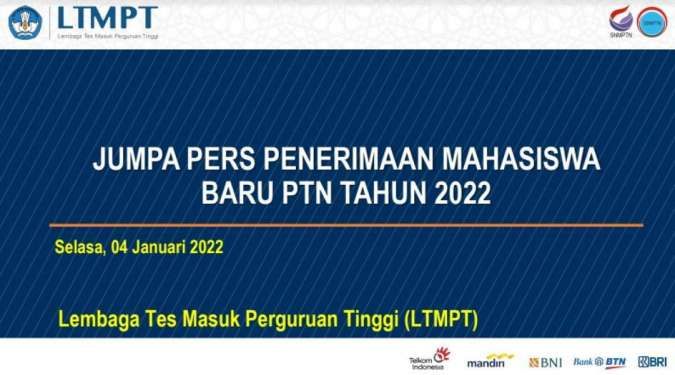 Registrasi Akun LTMPT Siswa jalur SNMPTN 2022 Diundur, Ini Jadwal Terbarunya
