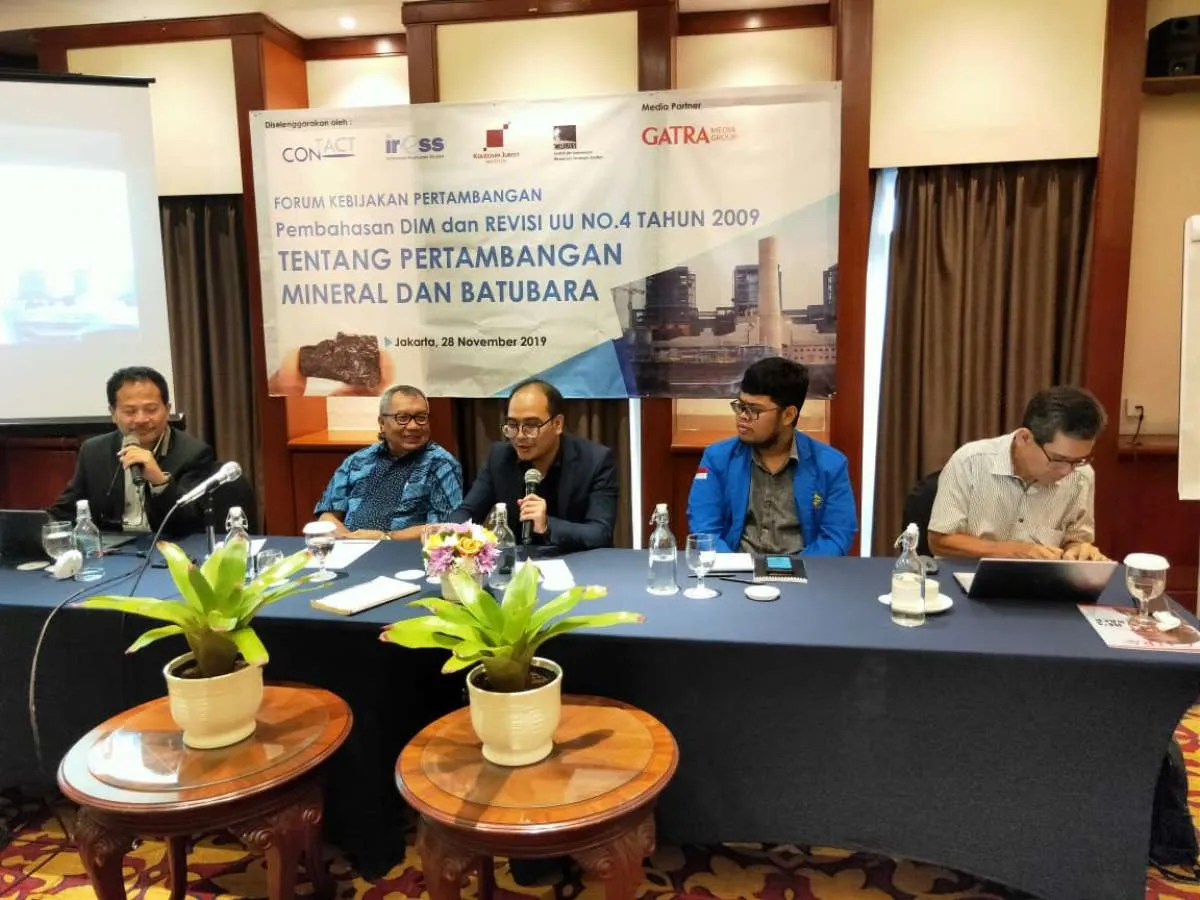 Para praktisi menyoroti RUU Minerba yang syarat kepentingan pengusaha tambang