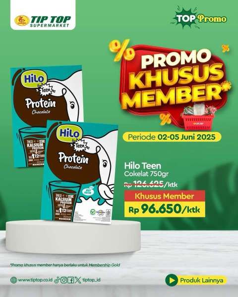 Promo Tip Top 2-5 Juni 2025 Khusus Member