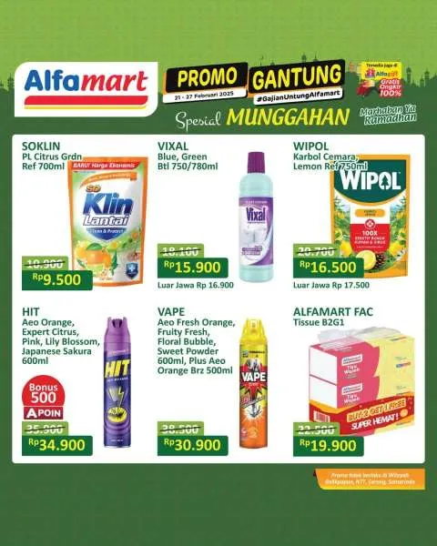 Promo Alfamart Gantung Spesial Munggahan Periode 21-27 Februari 2025