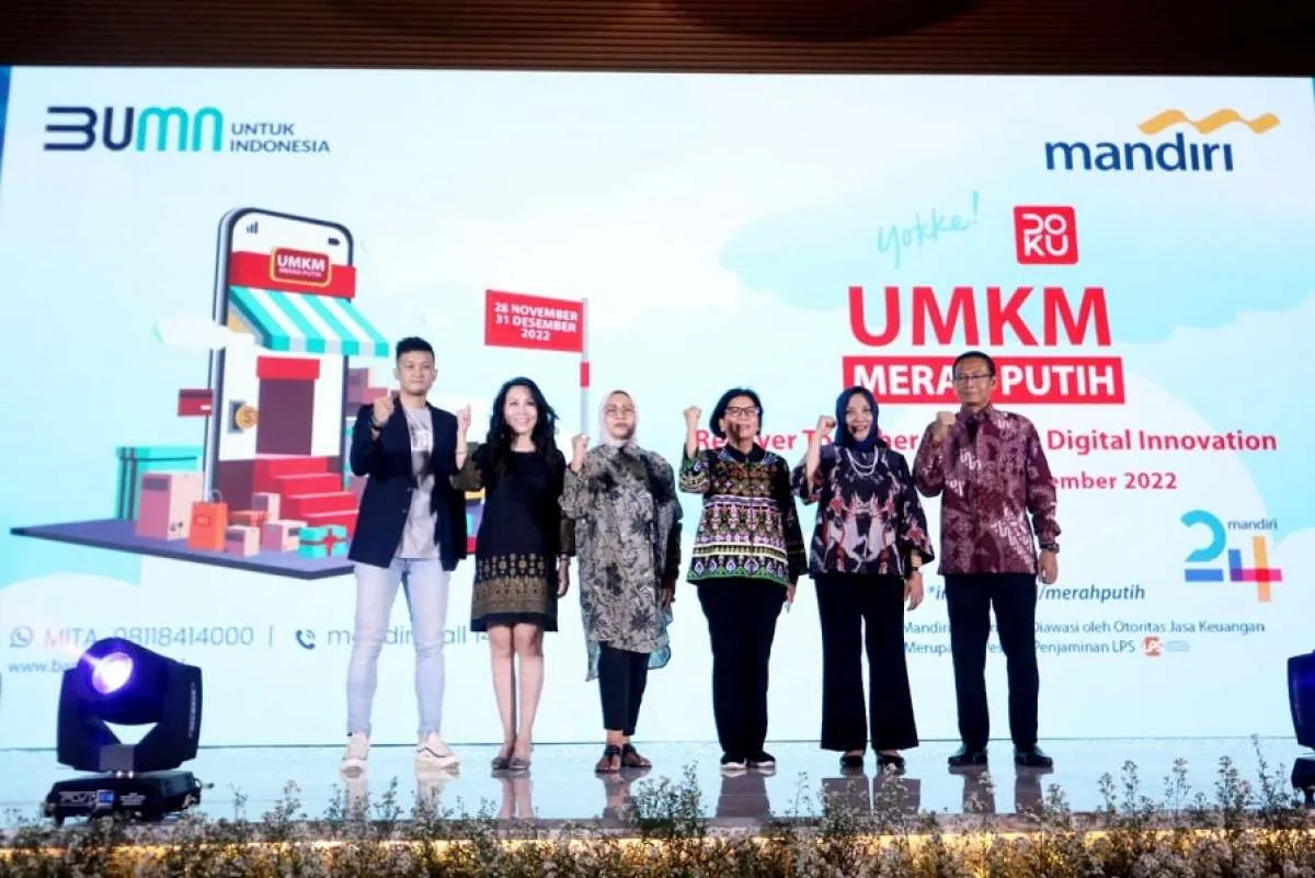 Bank Mandiri Bersama Yokke dan DOKU Kembali Gelar Event UMKM Merah Putih 2022 