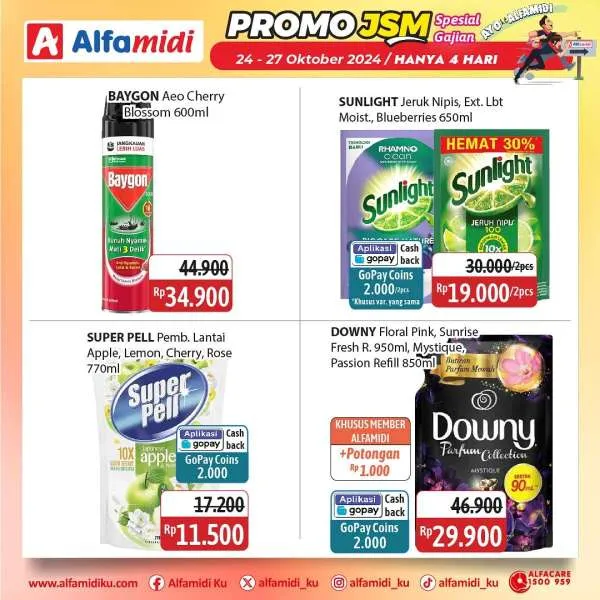 Promo JSM Alfamidi Spesial Gajian Periode 24-27 Oktober 2024