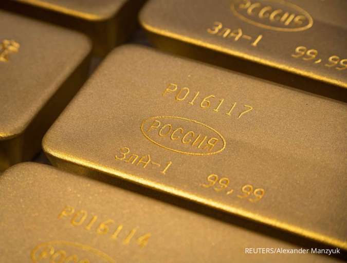 Harga Emas Spot Turun ke US$2.313,92 Jelang Kamis (13/6) Siang 