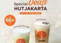 Promo J.CO HUT Kota Jakarta 23-27 Juni 2025, Beli 2 Minuman Harga Spesial