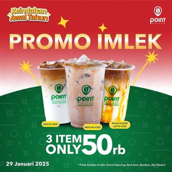 Promo Point Coffee Spesial Imlek 29 Januari 2025