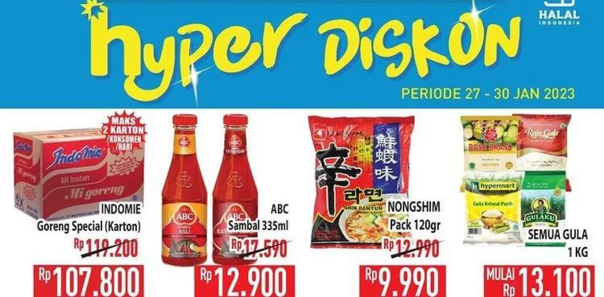 Promo JSM Hypermart Hari Ini 29 Januari 2023 untuk Produk Kebutuhan Harian
