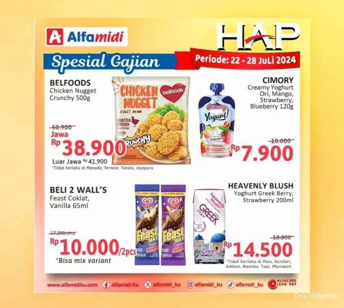 Promo Alfamidi Hemat Satu Pekan Spesial Gajian Periode 22-28 Juli 2024