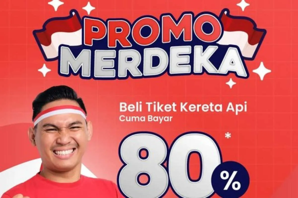 Promo KAI 17 Agustus 2025, Dapatkan Tiket Kereta Api Diskon 20%